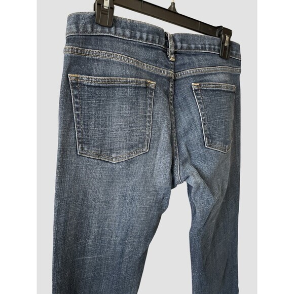 J. Crew Stretch HIPSLUNG Women Blue Jeans Denim Pants 29S Dark Wash Bootcut - Picture 5 of 7